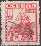 Spain - 1948 - Characters - 30 CTS - Red - Spain, Franco - Edifil 1034 - Characters. Almirante Bonifaz - 0